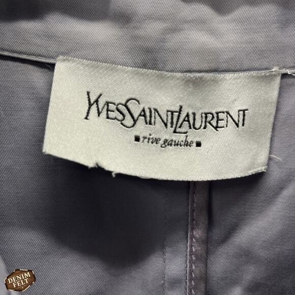 Tom Ford for YVES SAINT LAURENT 2004 (YSL) Runway Jacket Lilac/Grey Size F38 - Picture 15 of 16